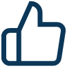 Icon feather-thumbs-up